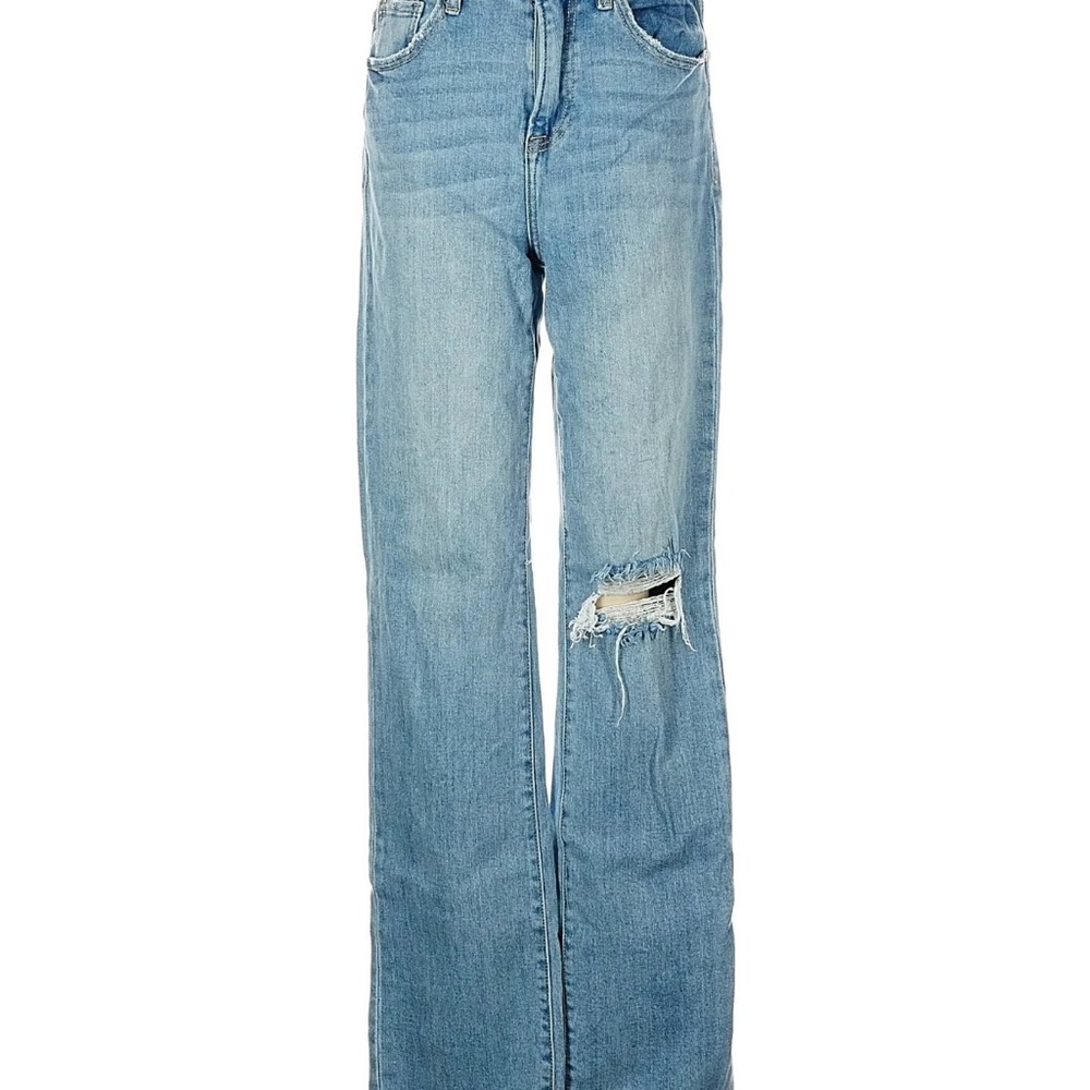 Risen Classic Blue Distressed Women's Jeans